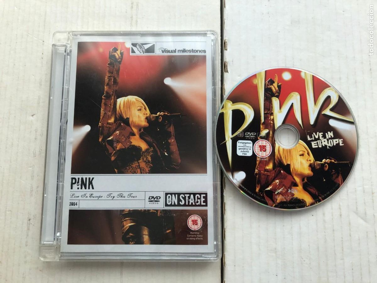 Video e DVD Musicali: PINK LIVE IN EUROPE TRY THIS TOUR - DVD MUSICAL KREATEN