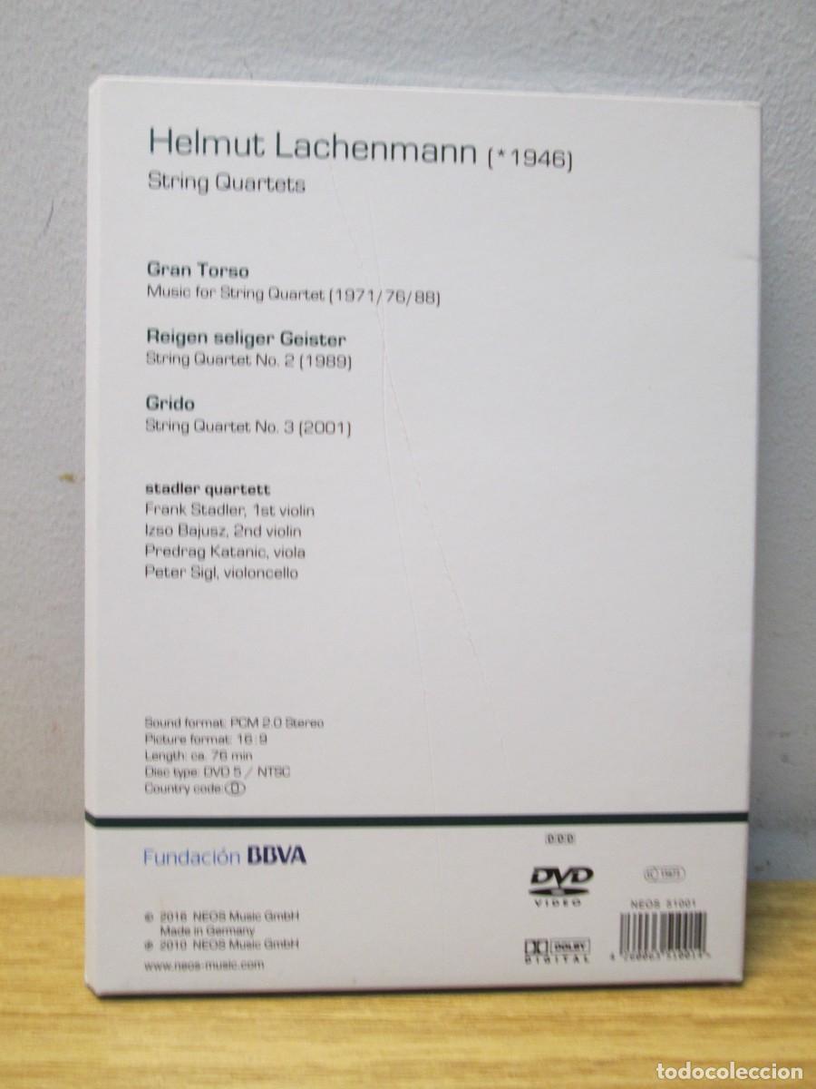 V&iacute;deos y DVD musicales: HELMUT LACHENMANN. STRING QUARTETS. NEOS. FUNDACION BBVA. 2016. - Foto 14