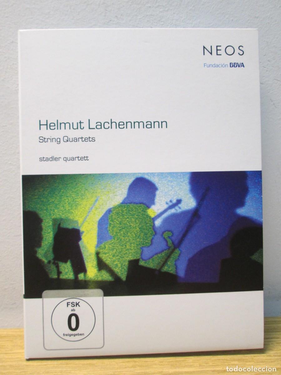 V&iacute;deos y DVD musicales: HELMUT LACHENMANN. STRING QUARTETS. NEOS. FUNDACION BBVA. 2016. - Foto 1