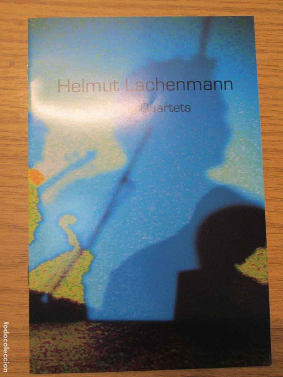 V&iacute;deos y DVD musicales: HELMUT LACHENMANN. STRING QUARTETS. NEOS. FUNDACION BBVA. 2016. - Foto 7