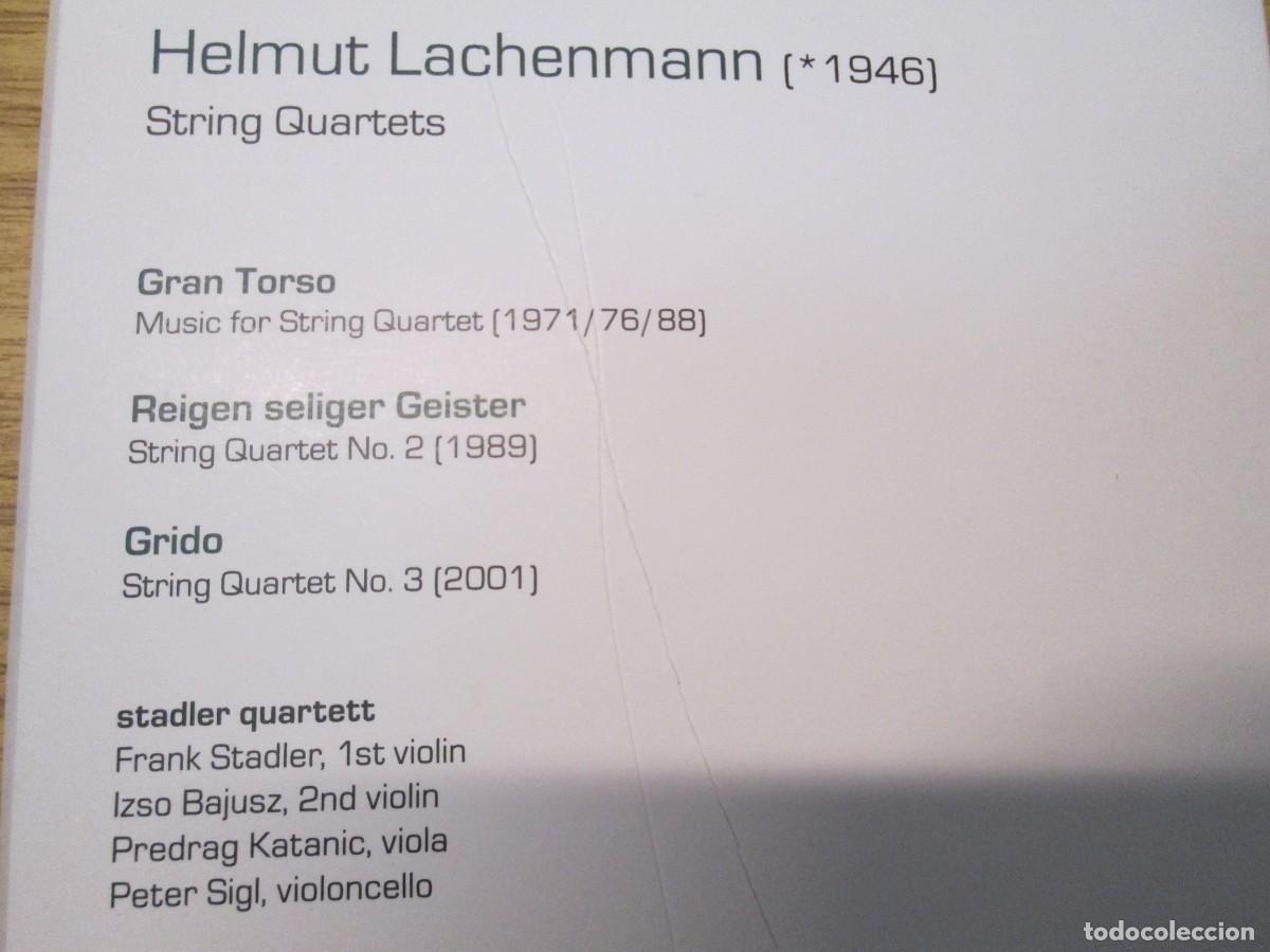 V&iacute;deos y DVD musicales: HELMUT LACHENMANN. STRING QUARTETS. NEOS. FUNDACION BBVA. 2016. - Foto 12