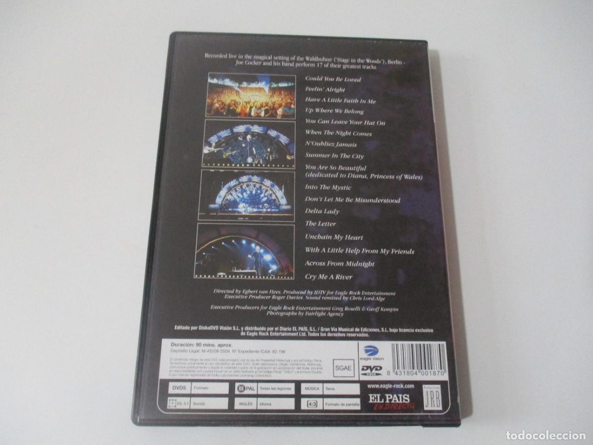 V&iacute;deos y DVD musicales: JOE COCKER Live DI4345 - Foto 2