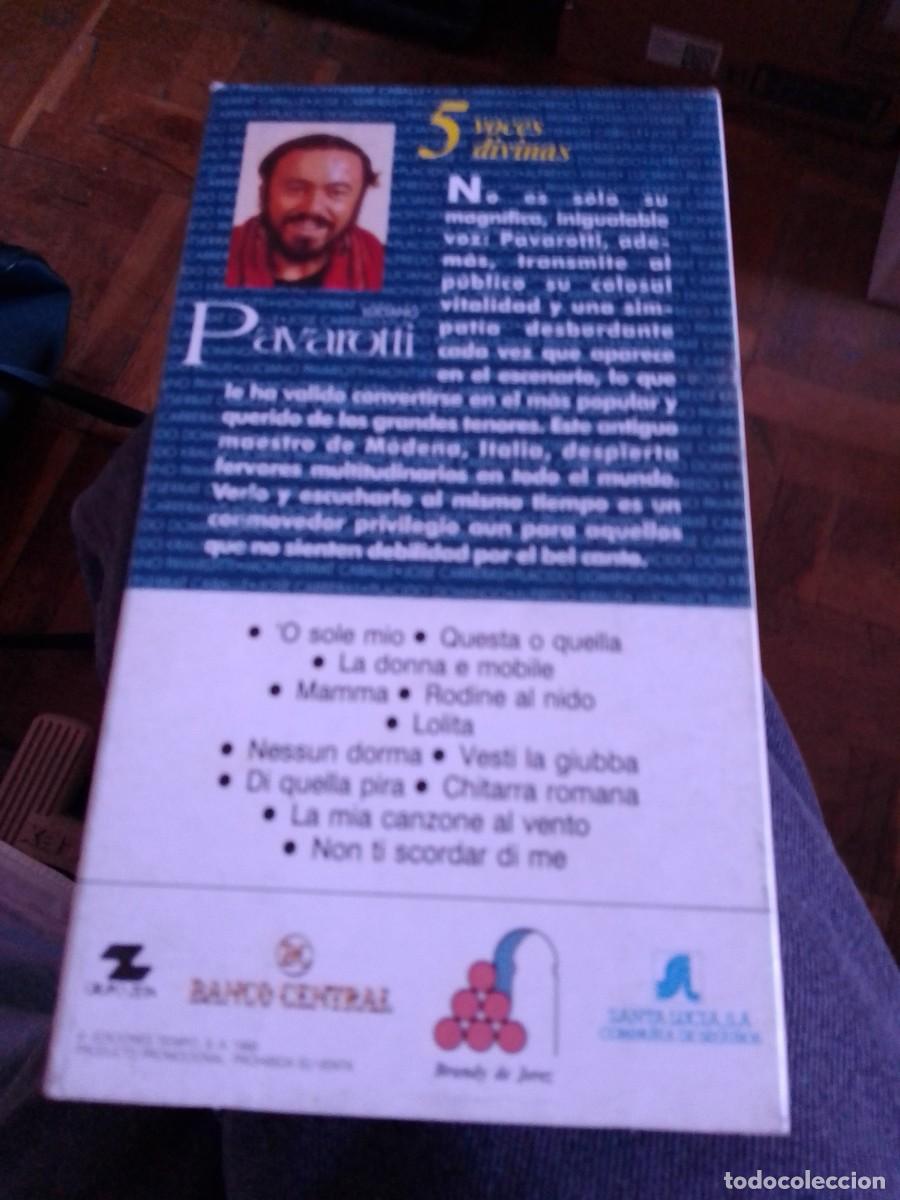 V&iacute;deos y DVD musicales: Pavarotti en directo VHS - Foto 2