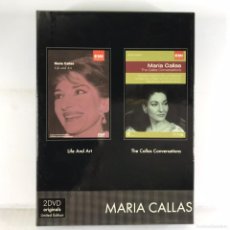 Vídeos y DVD Musicales: MARIA CALLAS LIFE AND ART / THE CALLAS CONVERSATIONS ● 2 X DVD PACK BOX - LIMITED EDITION. Lote 382370134