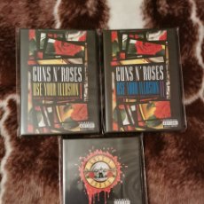 Vídeos y DVD Musicales: LOTE 3 DVD GUNS N' ROSES USE YOUR ILLUSION I & II, WELCOME TO THE VIDEOS