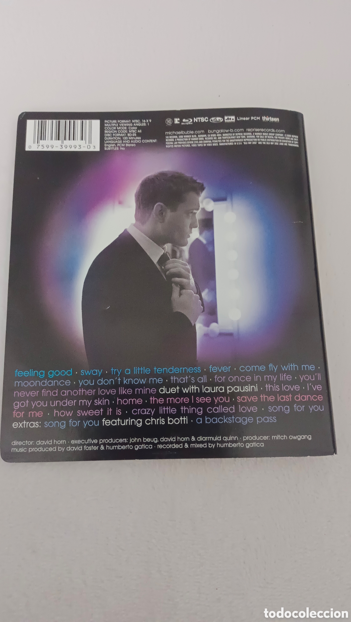 V&iacute;deos y DVD musicales: Car&aacute;tula blu-ray - Michael Bubl&eacute; - Foto 2