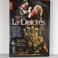 Vídeos y DVD Musicales: ELISABETE MATOS, ALFREDO PORTILLA ● ANTONI ROS-MARBÀ - LA DOLORES ● TEATRO REAL, MADRID [2XDVD]. Lote 384697659