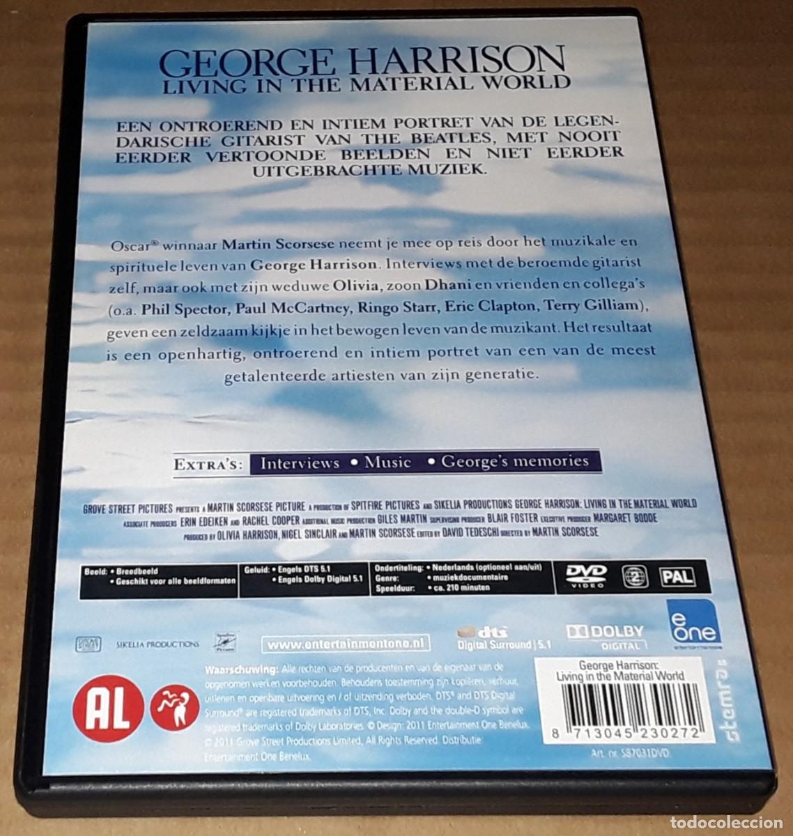 péndulo guión Faial 2 dvd - george harrison - living in the materia - Compra venta en  todocoleccion