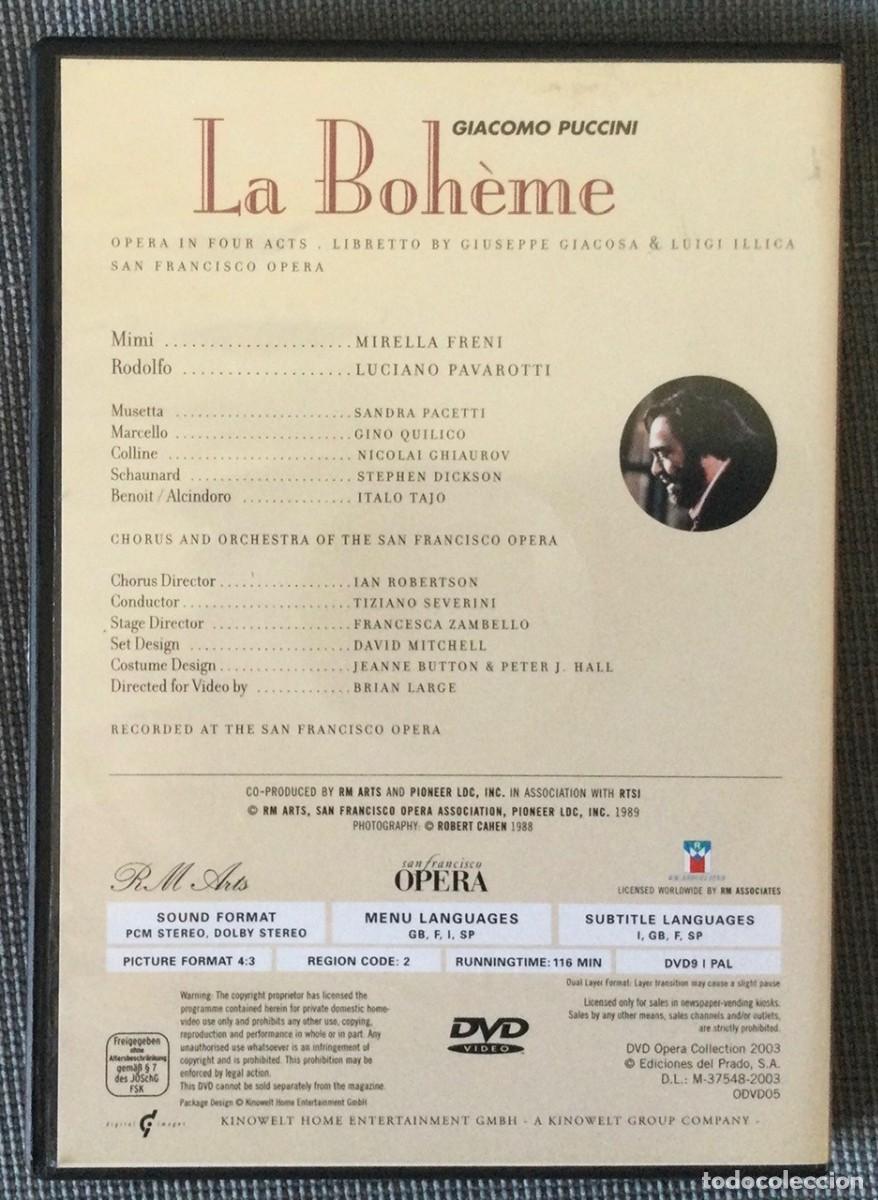 V&iacute;deos y DVD musicales: Opera: La Boheme (Puccini) - Foto 2