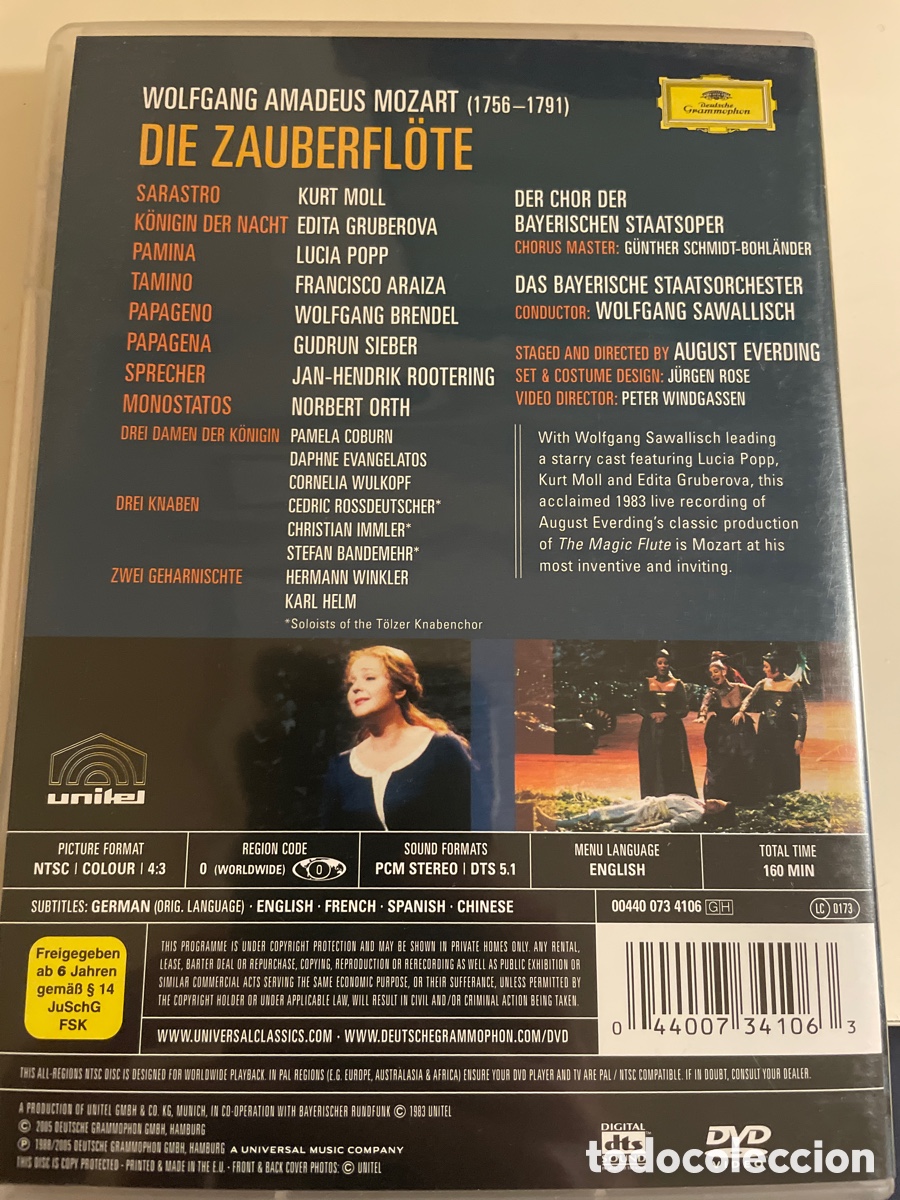 V&iacute;deos y DVD musicales: Die Zauberfl&ouml;te - Foto 2