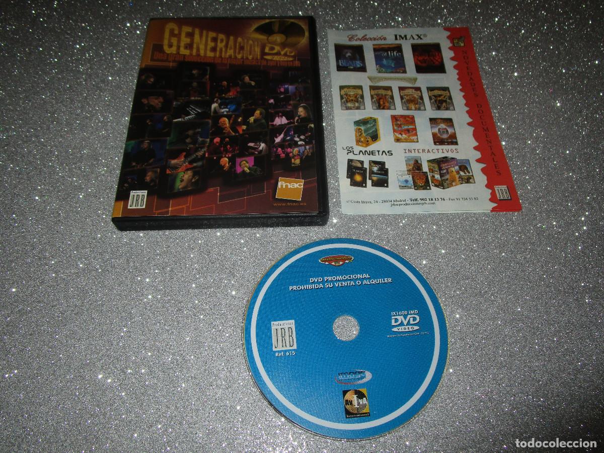 Video e DVD Musicali: GENERACION DVD VIDEO ( FNAC ) - JRB - UNA GRAN SELECCION DE LA MEJOR MUSICA DE AYER Y HOY EN DVD