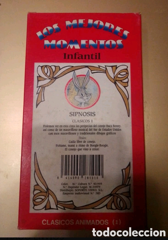 V&iacute;deos y DVD musicales: VHS- CONEJO BUCS BONNY - Foto 2