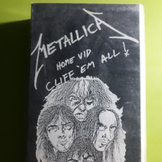 Vídeos y DVD Musicales: METALLICA - HOME VID CLIFF ´EM ALL - 1988 - VHS - COMPRA MÍNIMA 3 EUROS. Lote 388319984