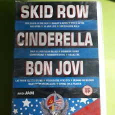 Vídeos y DVD Musicales: MOSCOW MUSIC 1 - SKID ROW - CINDERELLA - BON JOVI - JAM - 1990 - VHS - COMPRA MÍNIMA 3 EUROS. Lote 388324364