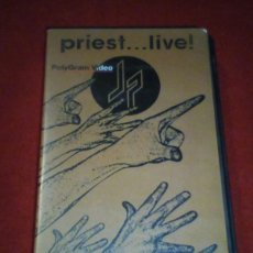 Vídeos y DVD Musicales: VHS, JUDAS PRIEST´S CONCIERTO EN DALLAS (TEXAS) AÑO 1986, PRIEST... LIVE (VER OTRA FOTO).