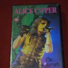 Vídeos y DVD Musicales: VHS, ALICE COOPER, THE NIGHTMARE RETURNS, VER OTRA FOTO.