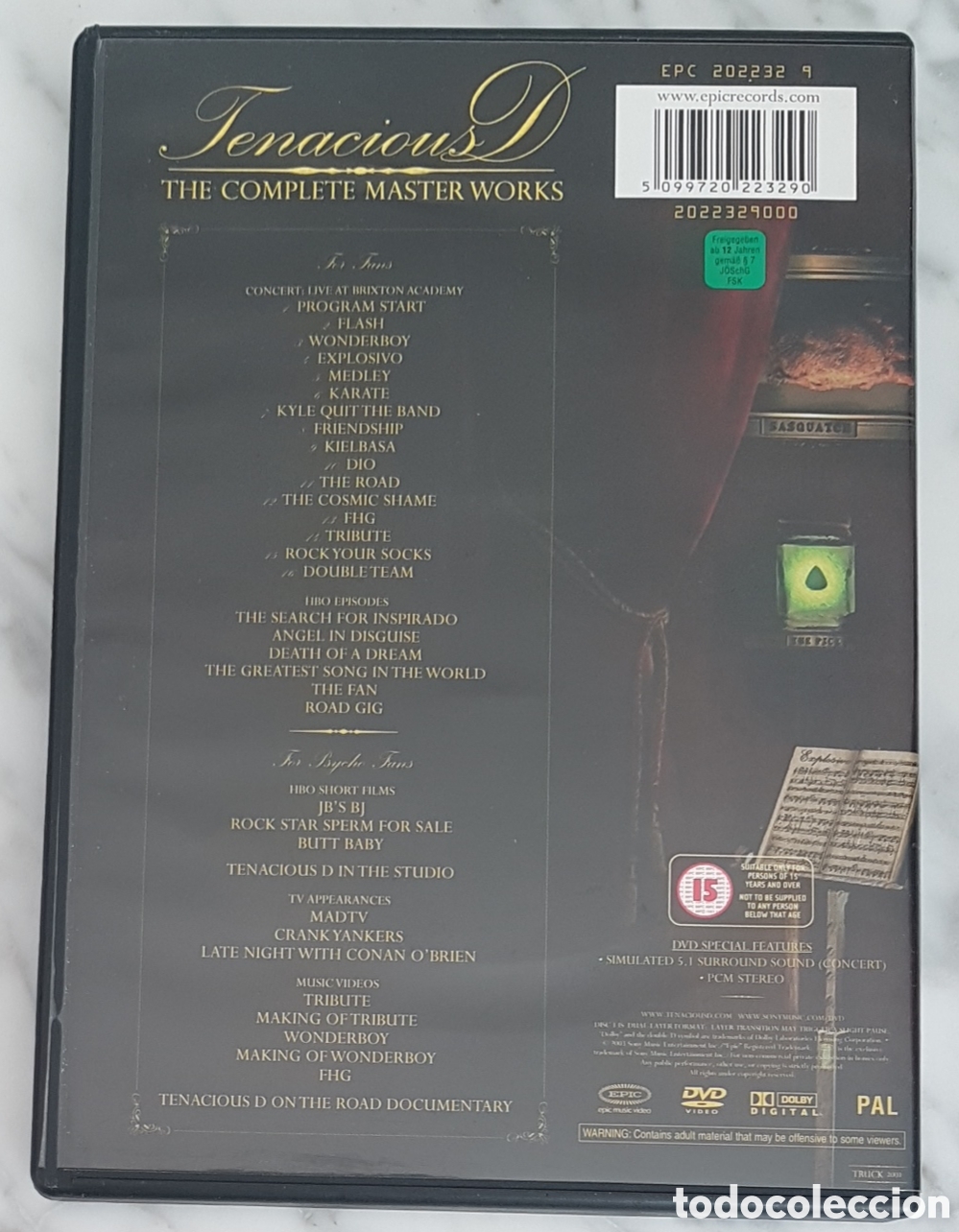 V&iacute;deos y DVD musicales: 2 DVD TENACIOUS D COMPLETE MASTERWORKS . JACK BLACK - Foto 2
