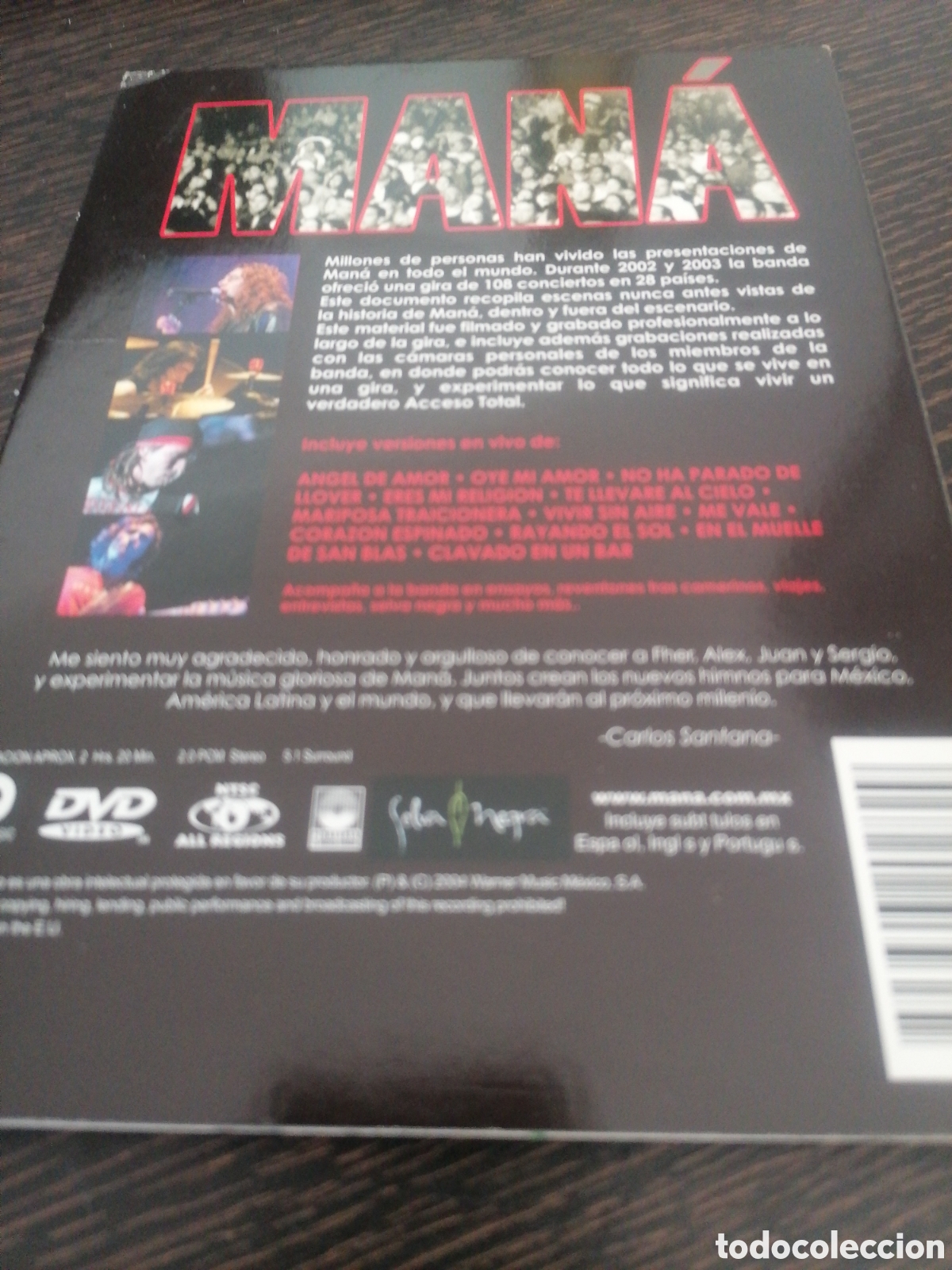V&iacute;deos y DVD musicales: Mana - Acceso total DVD - Foto 2