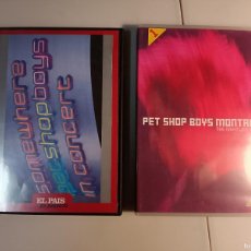 Vídeos y DVD Musicales: DVD PACK PET SHOP BOYS 2 CONCIERTOS (SOMEWHERE + MONTAGE). Lote 393189979