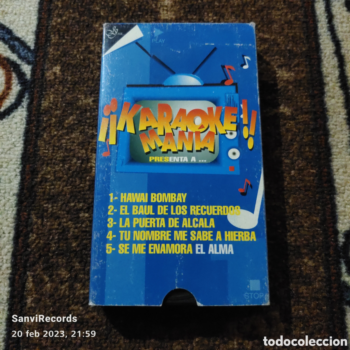 Video e DVD Musicali: VHS: &iexcl;&iexcl;KARAOKE!! MANIA PRESENTA A... HAWAI BOMBAI, EL BA&Uacute;L DE LOS RECUERDOS, LA PUERTA DE ALCAL&Aacute;...