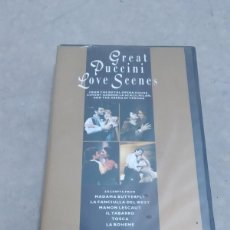 Vídeos y DVD Musicales: GREAT PUCCINI LOVE SCENES (PRECINTADA) - FROM THE ROYAL OPERA HOUSE - VHS. Lote 397184844