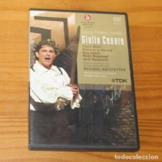 Vídeos y DVD Musicales: GIULIO CESARE, GEARGE FRIDERIC HANDEL. DVD GRAN TEATRE DEL LICEU 2 DISCOS OPERA