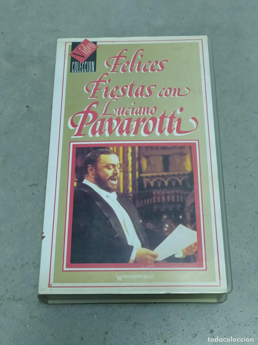 Music Videos and DVDs: FELICES FIESTAS CON LUCIANO PAVAROTTI - VHS