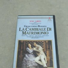 Vídeos y DVD Musicales: LA CAMBIALE DI MATRIMONIO - GIOACCHINO ROSSINI - VHS. Lote 397458294
