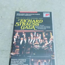 Vídeos y DVD Musicales: NEW YEAR´S EVE CONCERT 1992 - RICHARD STRAUSS GALA - BERLINER PHILHARMONIKER - VHS. Lote 397491954