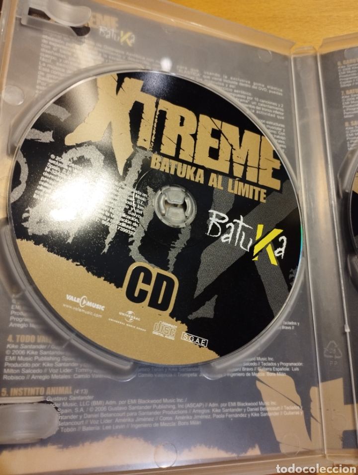 V&iacute;deos y DVD musicales: XTREME. BATUKA AL L&Iacute;MITE (DVD + CD) - Foto 2