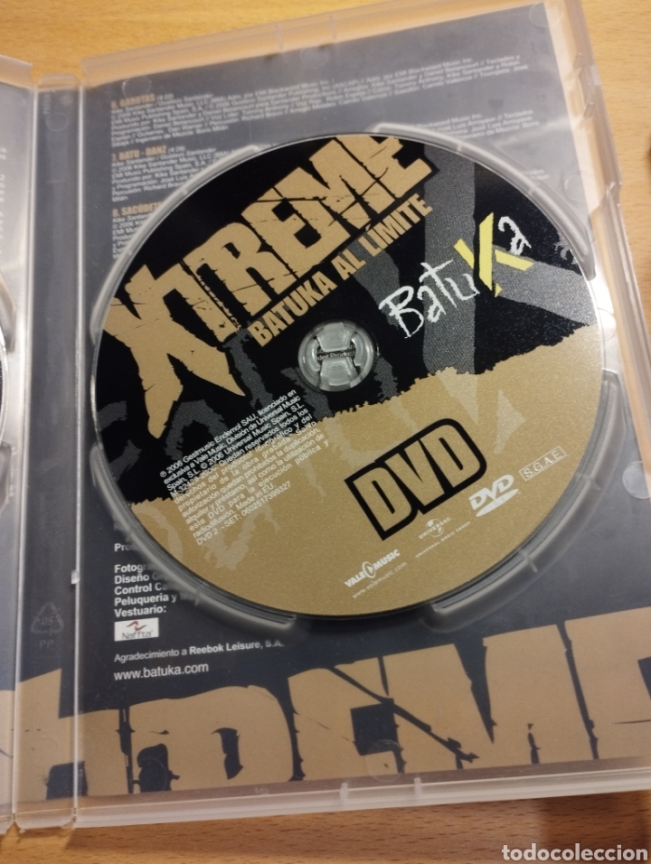 V&iacute;deos y DVD musicales: XTREME. BATUKA AL L&Iacute;MITE (DVD + CD) - Foto 3