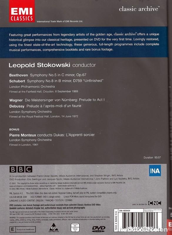 V&iacute;deos y DVD musicales: LEOPOLD STOKOWSKI - Foto 2