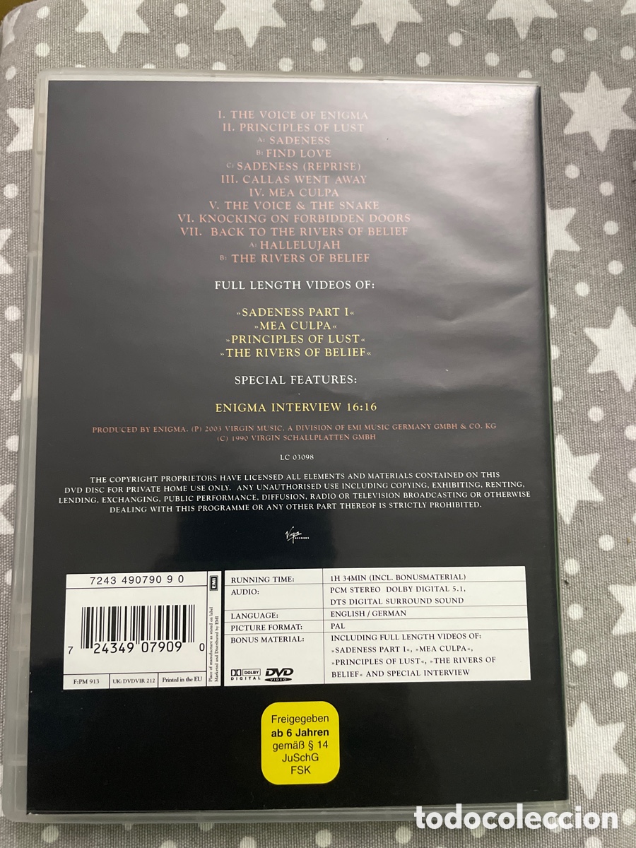 V&iacute;deos y DVD musicales: Enigma MCMXC a.D. - Foto 2