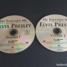 Vídeos y DVD Musicales: ELVIS PRESLEY / HE TOUCHED ME / THE GOSPEL MUSIC OF ELVIS PRESLEY / SOLO DISCOS / IMPECABLES.. Lote 402685694