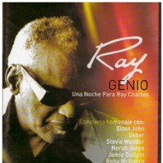 Vídeos y DVD Musicales: RAY - UNA NOCHE PARA RAY CHARLES -DVD - PRECINTADO. Lote 402725894