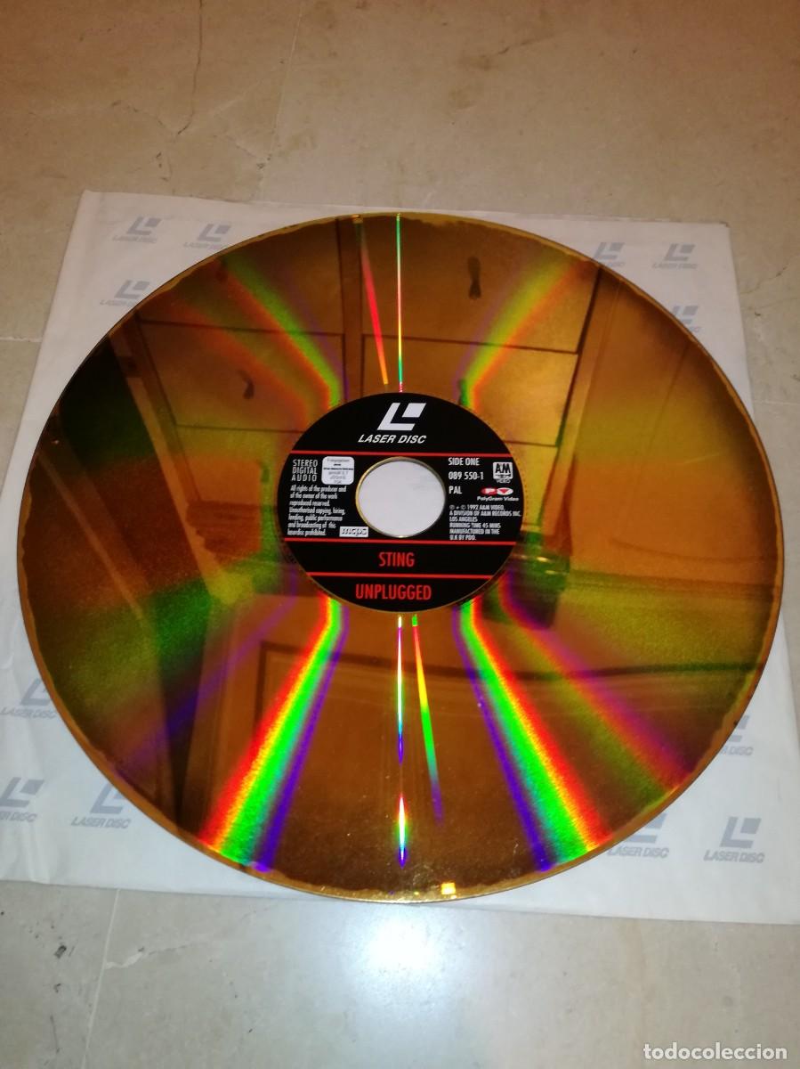 V&iacute;deos y DVD musicales: STING-UNPLUGGED 1992-LASER DISC - Foto 3
