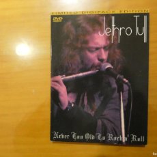 Vídeos y DVD Musicales: DVD - JETHRO TULL - NEVER OLD TO ROCK'N'ROLL - DOS CONCIERTOS 1976 - 1999 - DESCATALOGADO
