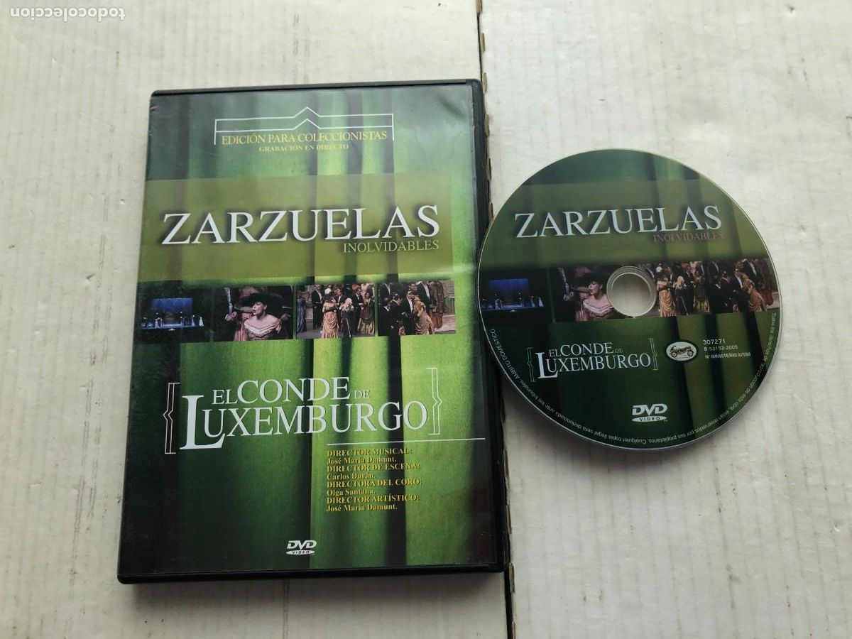 Music Videos and DVDs: EL CONDE DE LUXEMBURGO ZARZUELAS 4 - KREATEN
