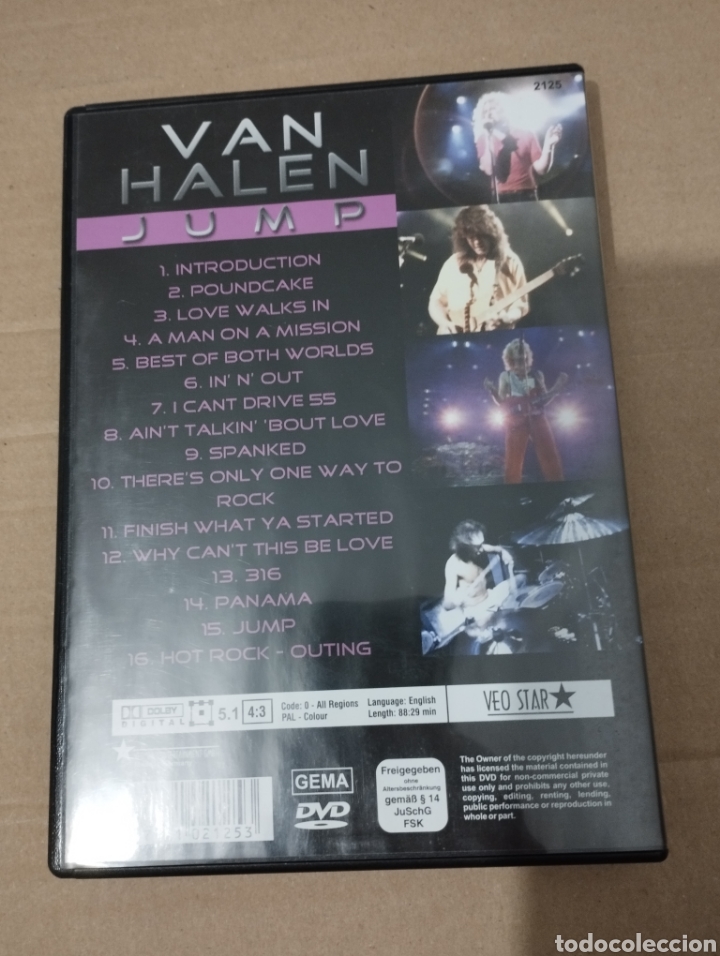 V&iacute;deos y DVD musicales: VAN HALEN. JUMP (DVD) - Foto 3