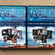Vídeos y DVD Musicales: LIVE AT KNEBWORTH / VOLUME I (PARTS I & II) Y VOLUME 2 (PART III) / EN INGLÉS / 2 DVD /