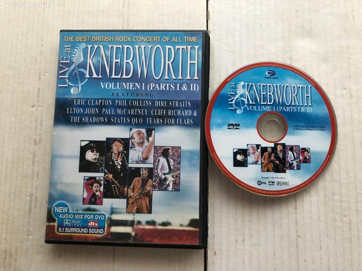 V&iacute;deos y DVD Musicales: live in knebworth paris one two - DVD MUSICAL KREATEN