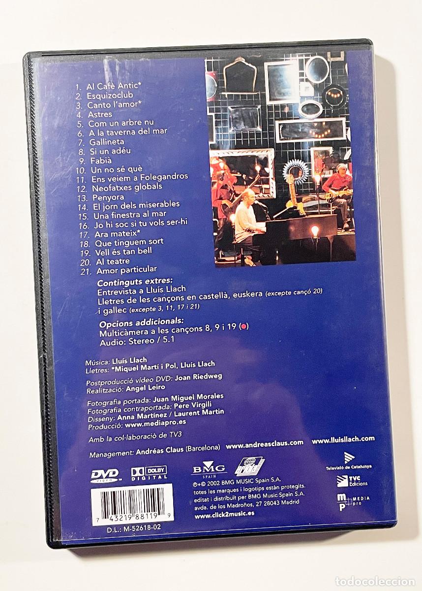 V&iacute;deos y DVD musicales: LLUIS LLACH EN DIRECTE AL LICEU - Foto 2