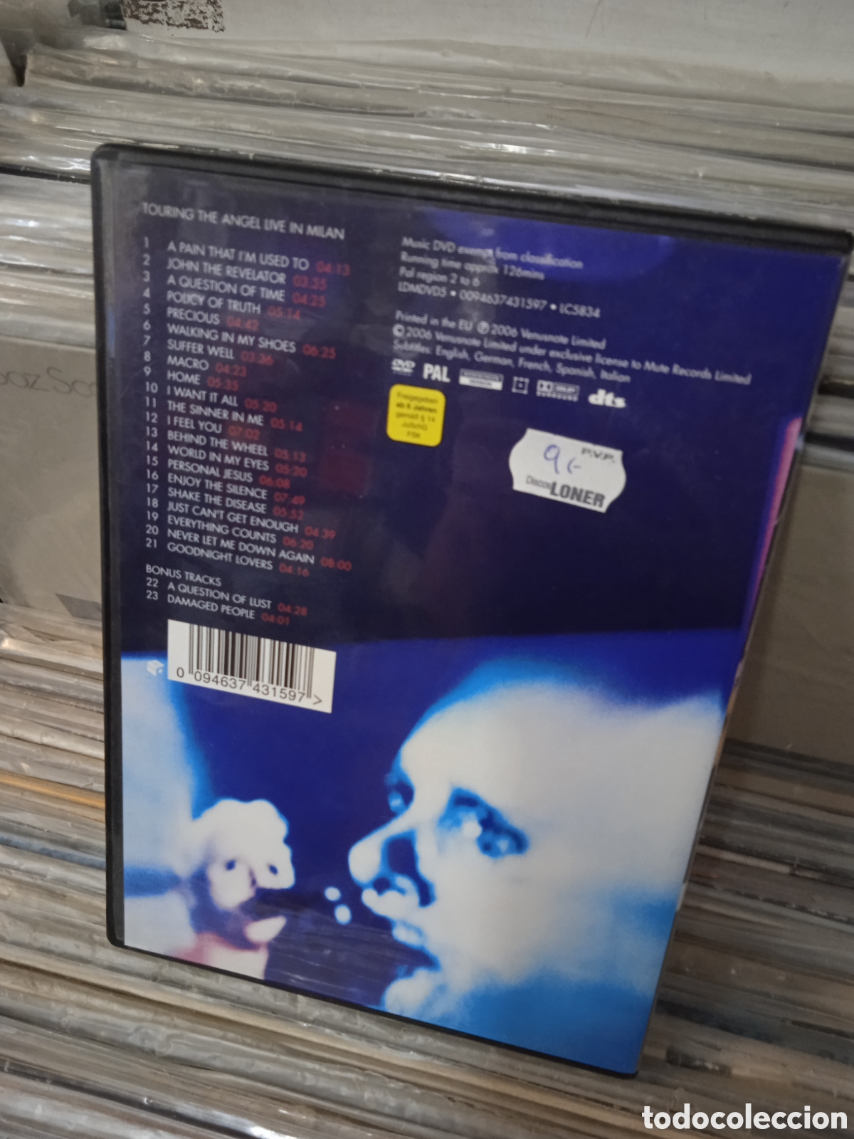 V&iacute;deos y DVD musicales: Depeche mode live in milan - Foto 2