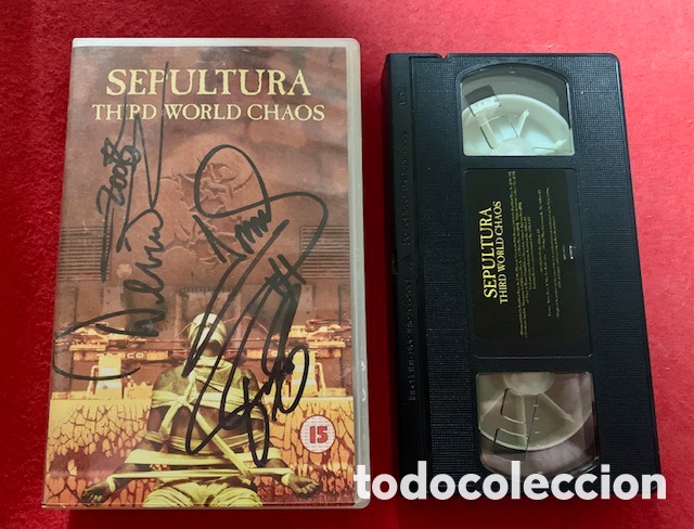 Video e DVD Musicali: Sepultura-Firmado &ldquo;Third World Chaos&rdquo; (VHS)