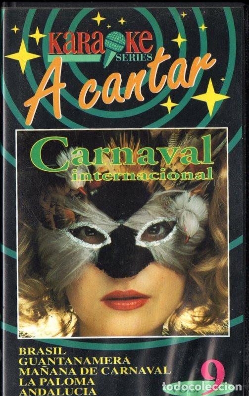 V&iacute;deos y DVD Musicales: Karaoke A cantar. Carnaval internacional. Cinco canciones.