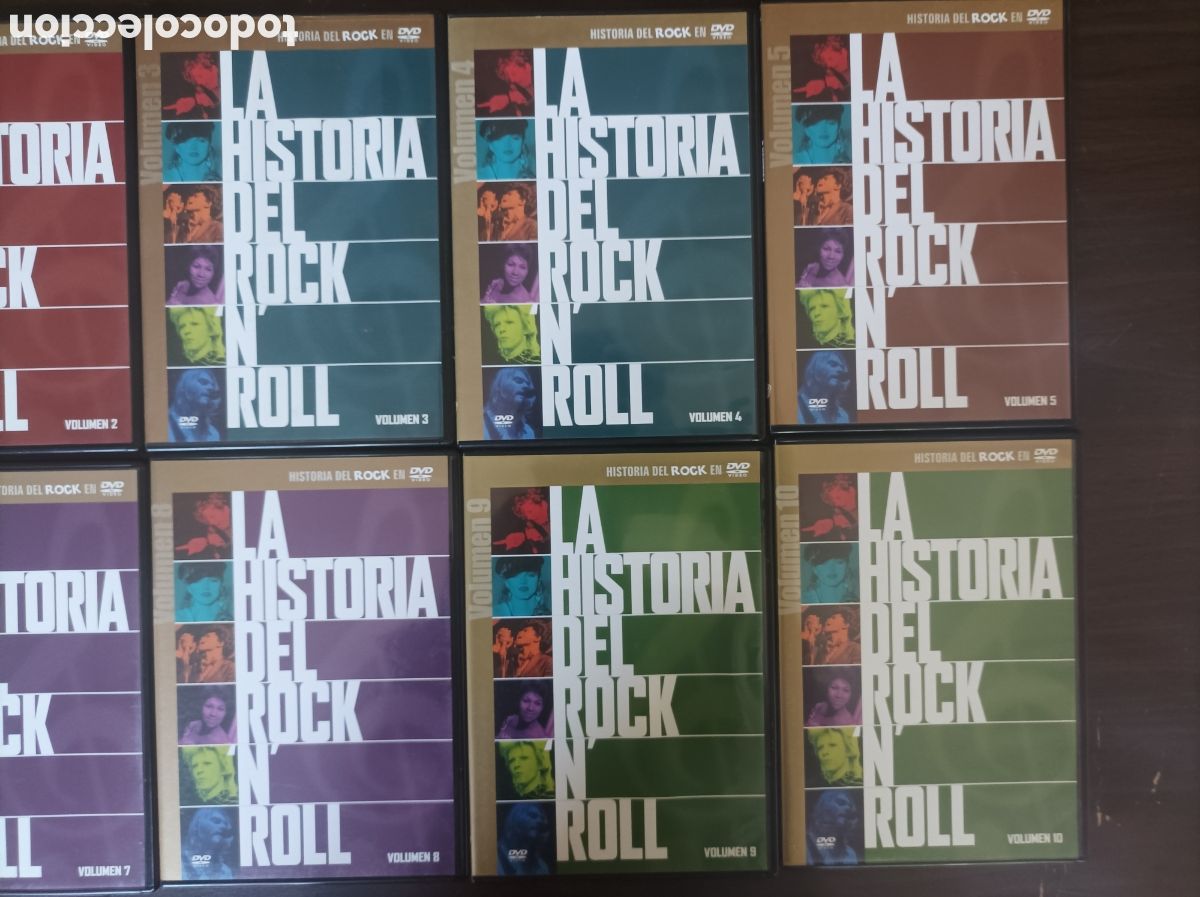 Musikvideos und DVDs: La historia del rock'n'roll. 10 DVDs. Colecci&oacute;n completa