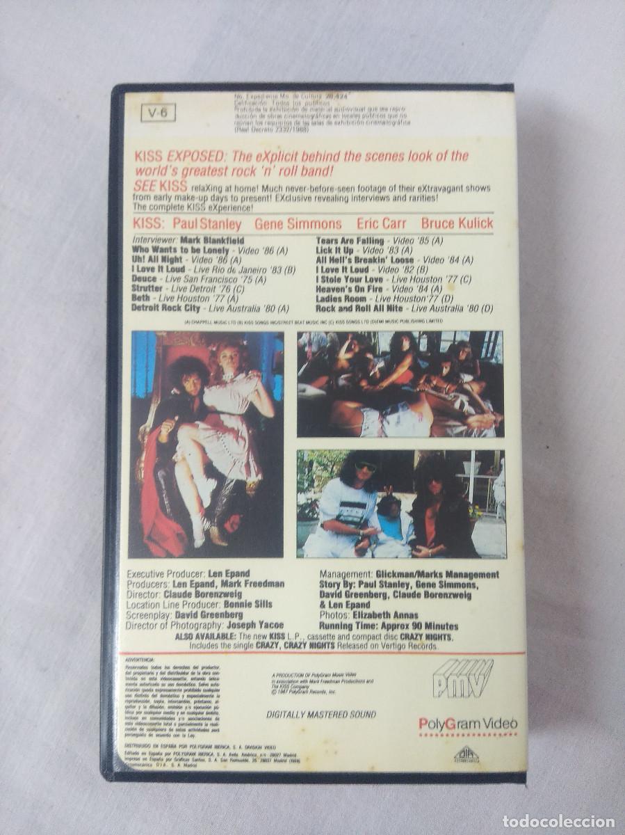 V&iacute;deos y DVD musicales: KISS/EXPOSED/VHS. - Foto 3