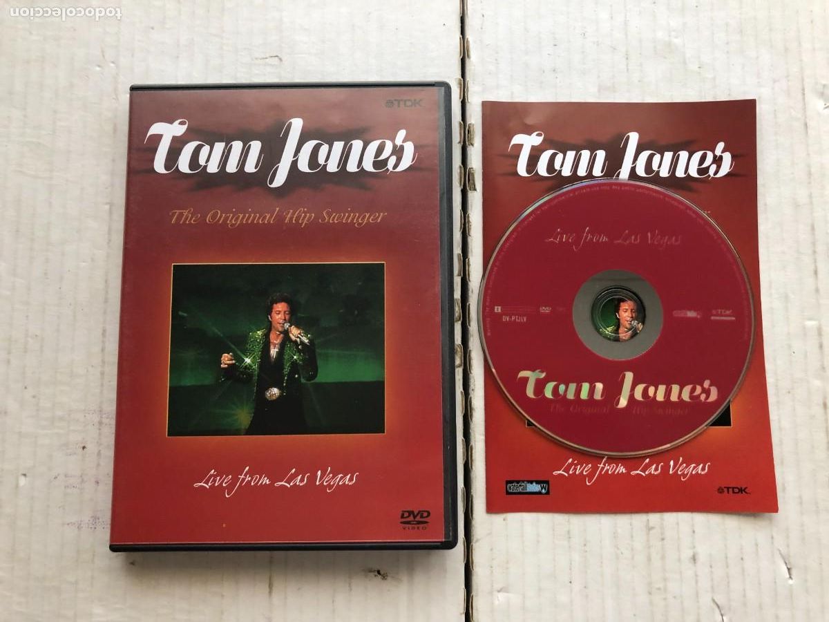 V&iacute;deos y DVD Musicales: LIVE FROM LAS VEGAS TOM JONES - DVD MUSICAL KREATEN