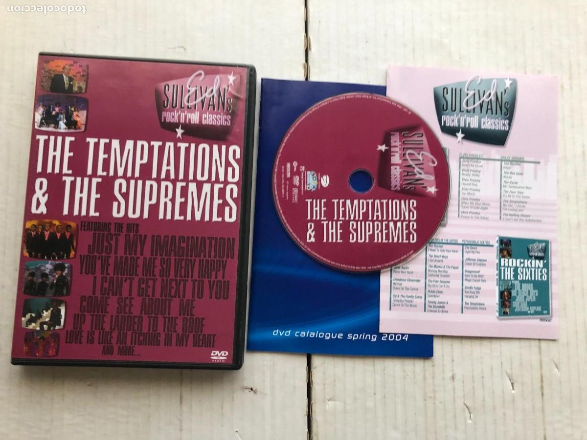 Video e DVD Musicali: ED SULLIVAN'S THE TEMPTATIONS & THE SUPREMES ROCK ROLL - DVD MUSICAL KREATEN