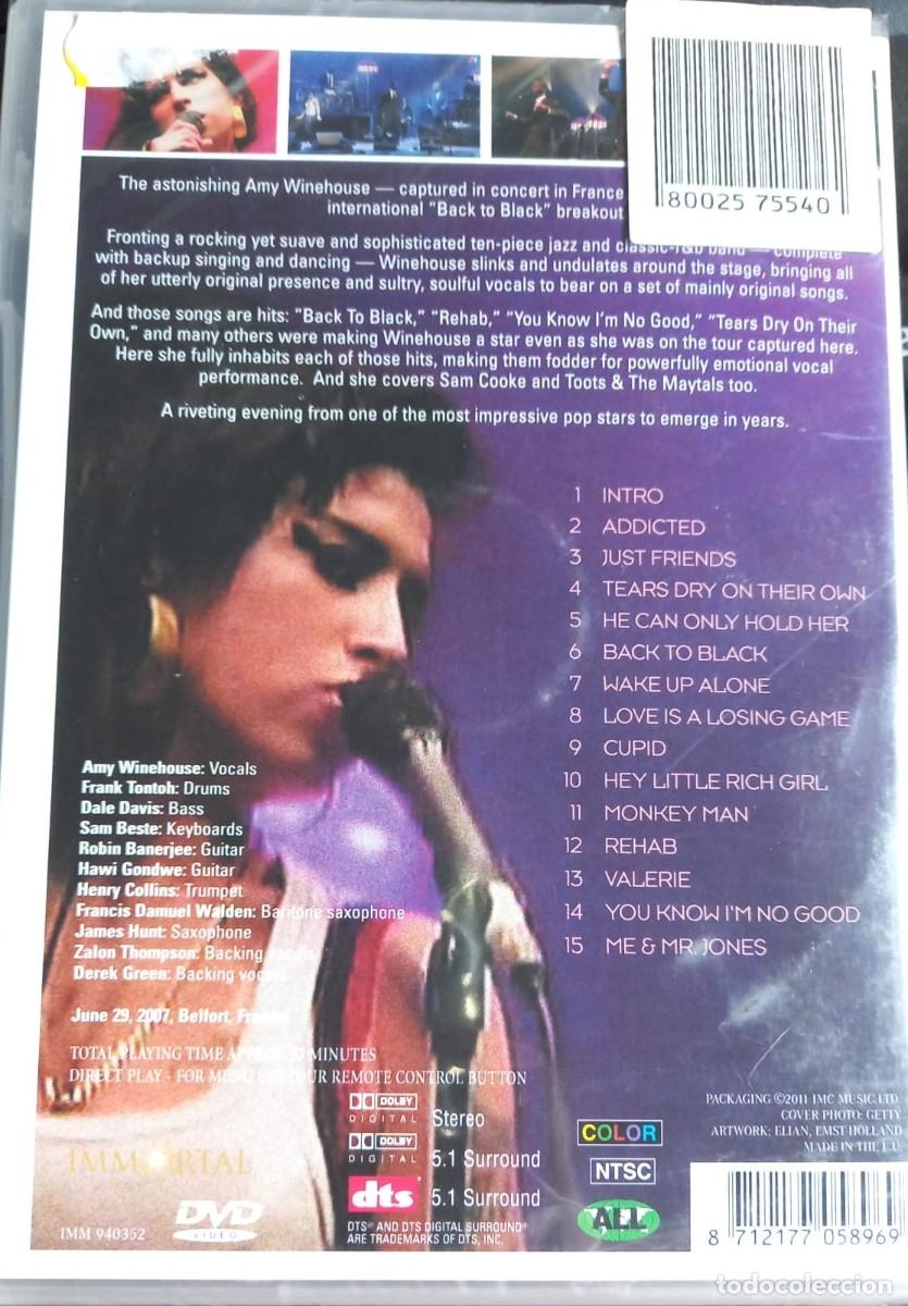 amy winehouse - in concert 2007 (rare dvd) - Compra venta en